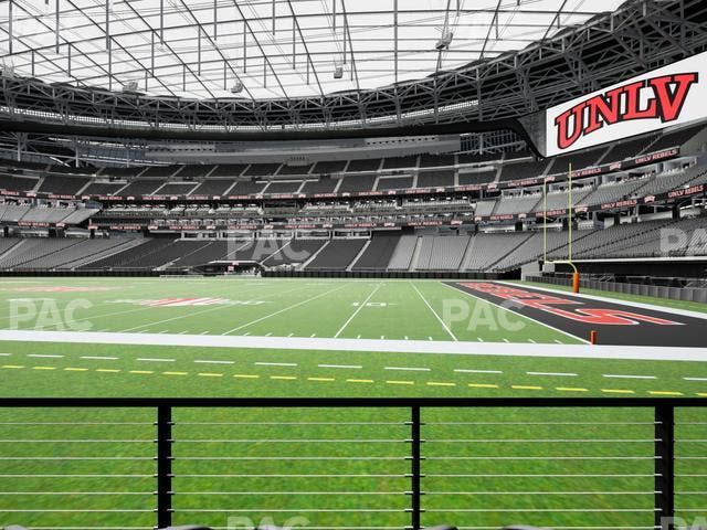 Allegiant Stadium - Section 108 Seat View