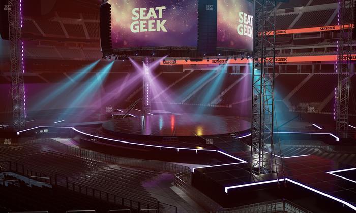 Allegiant Stadium - Section 108 Seat View