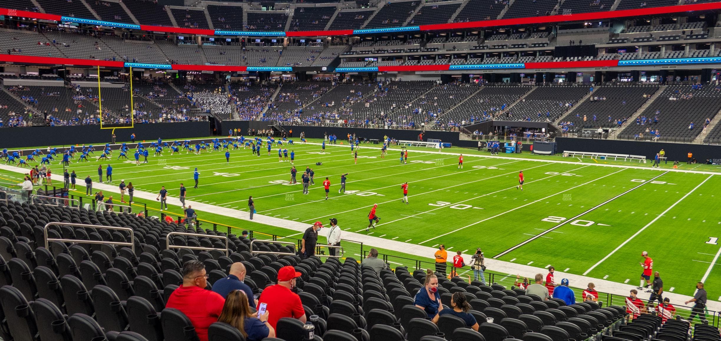 Allegiant Stadium - Section 108 Seat View