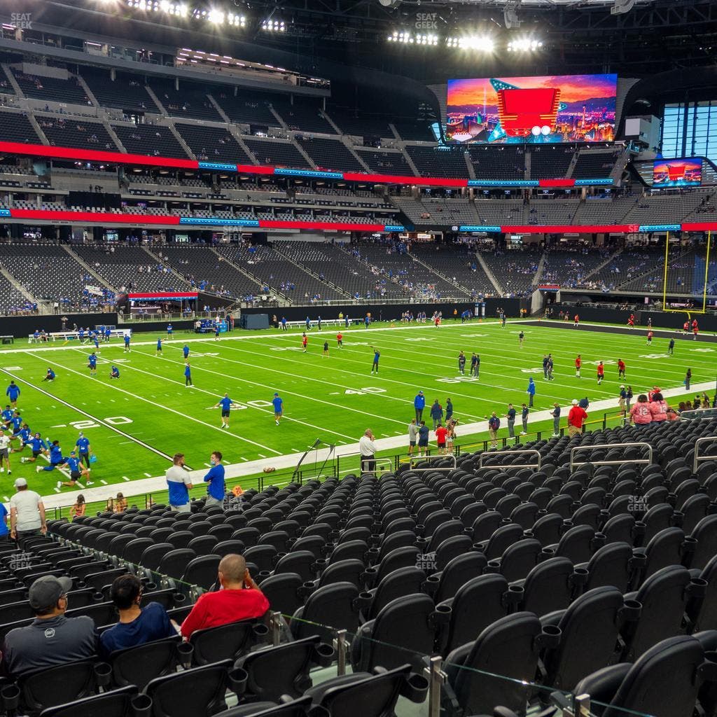 Allegiant Stadium - Section 116 Seat View