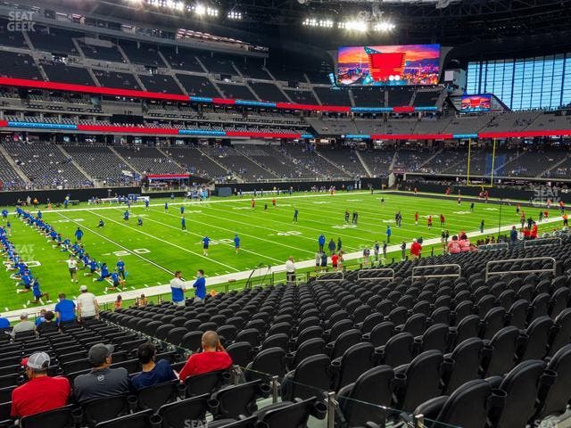 Allegiant Stadium - Section 116 Seat View