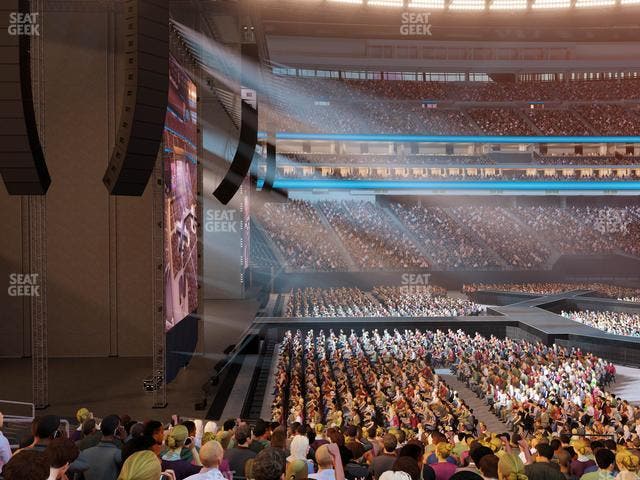 Allegiant Stadium - Section 117 Seat View