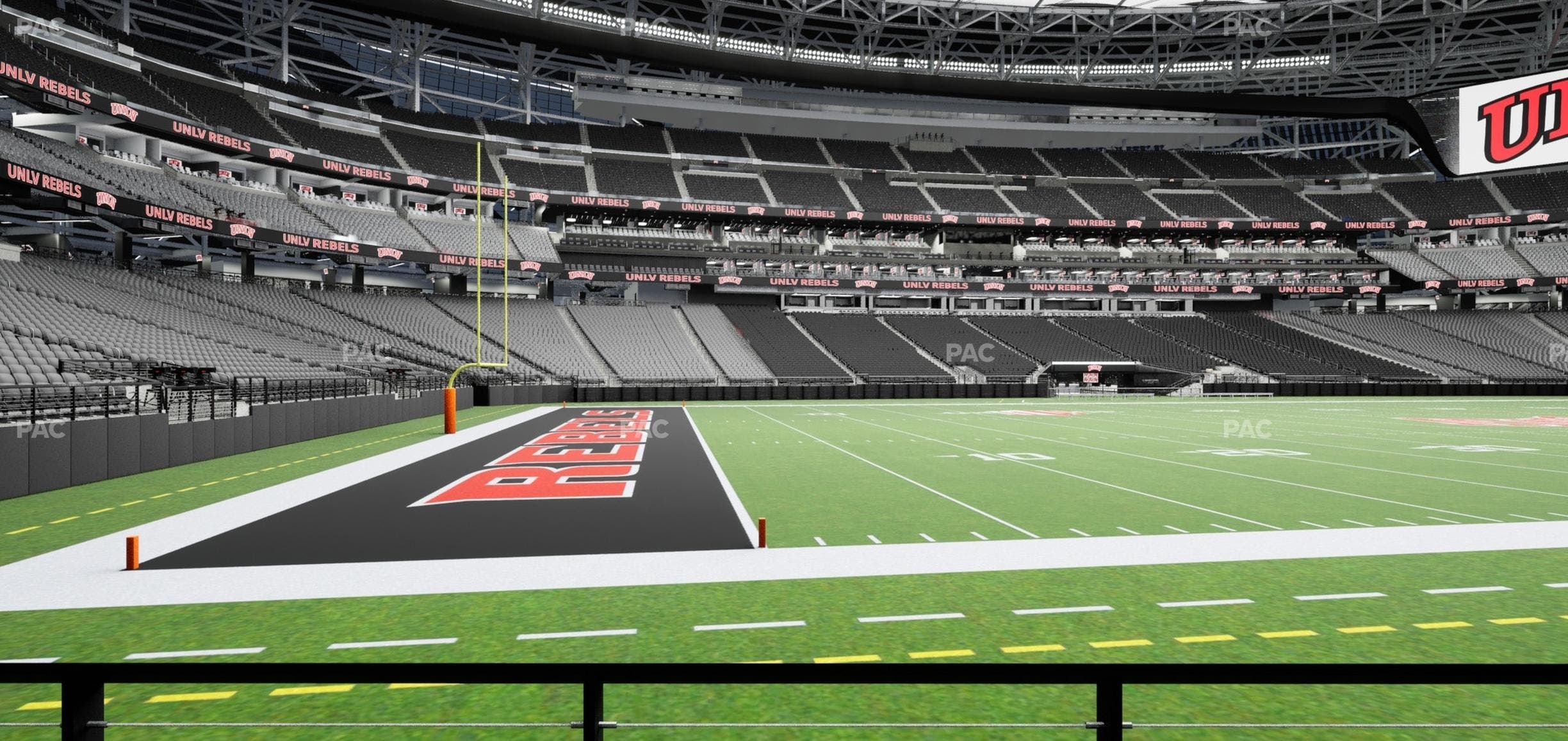 Allegiant Stadium - Section 117 Seat View