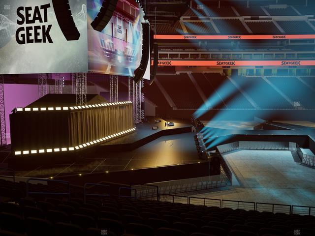 Allegiant Stadium - Section 117 Seat View