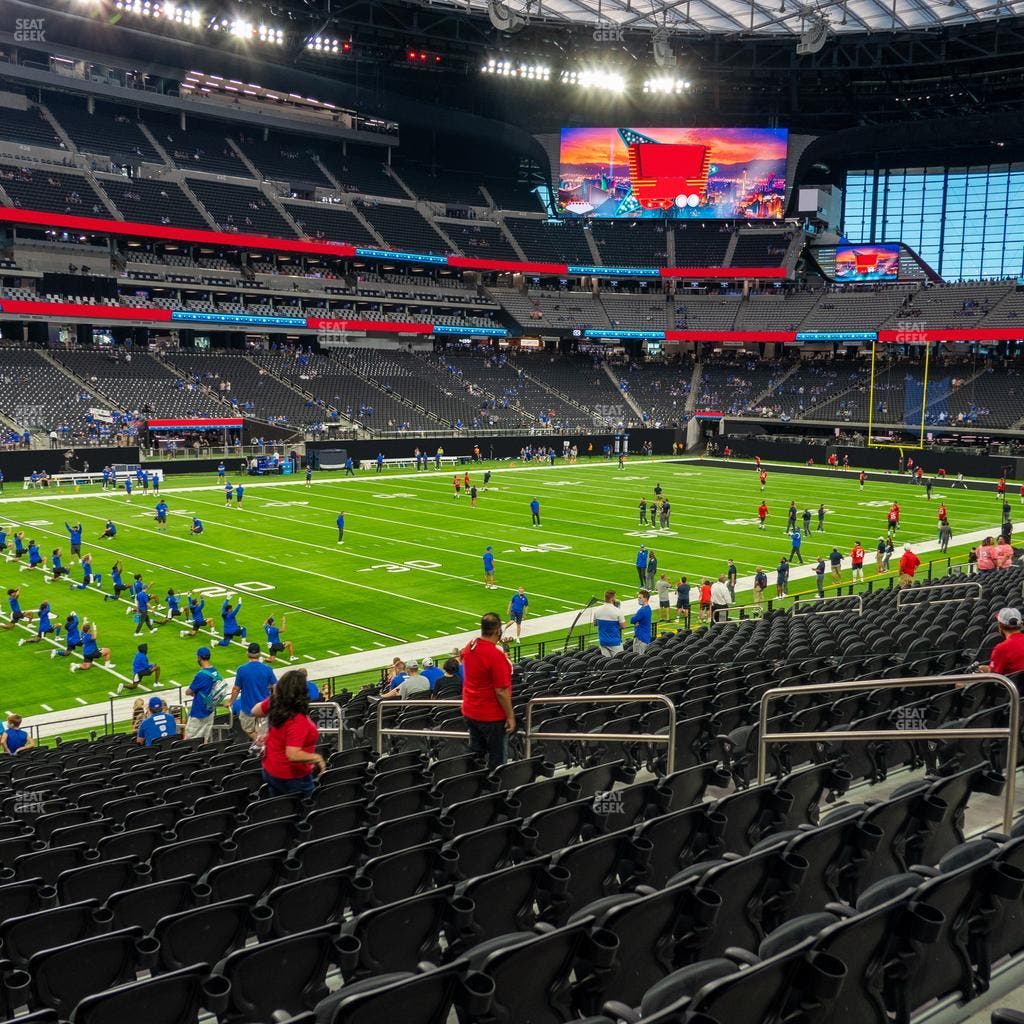 Allegiant Stadium - Section 117 Seat View