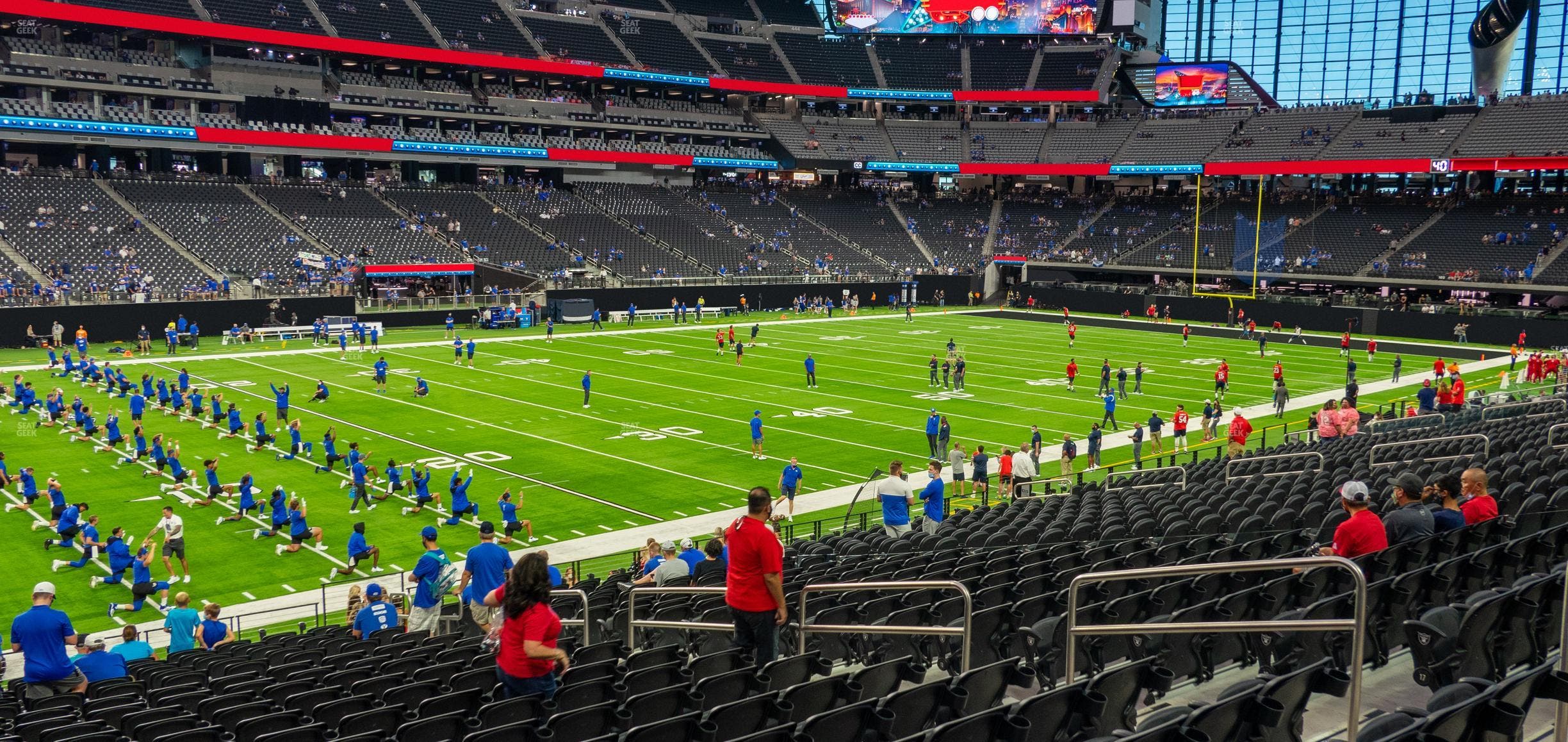 Allegiant Stadium - Section 117 Seat View