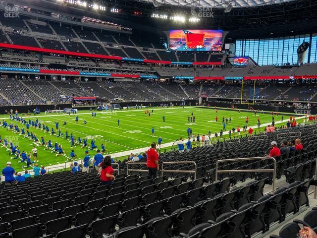 Allegiant Stadium - Section 117 Seat View