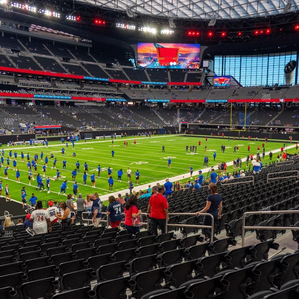 Allegiant Stadium - Section 118 Seat View