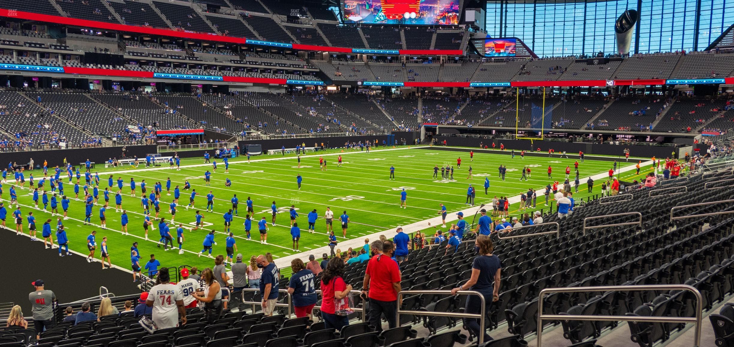 Allegiant Stadium - Section 118 Seat View