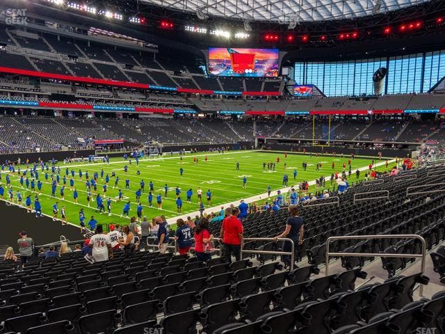 Allegiant Stadium - Section 118 Seat View