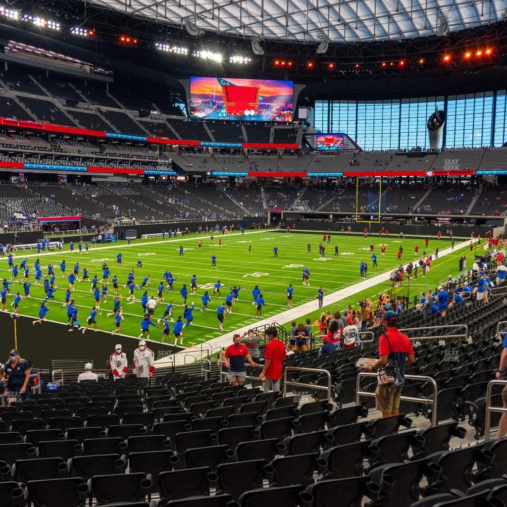 Allegiant Stadium - Section 119 Seat View
