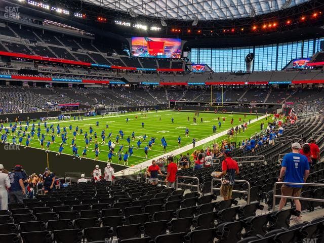 Allegiant Stadium - Section 119 Seat View