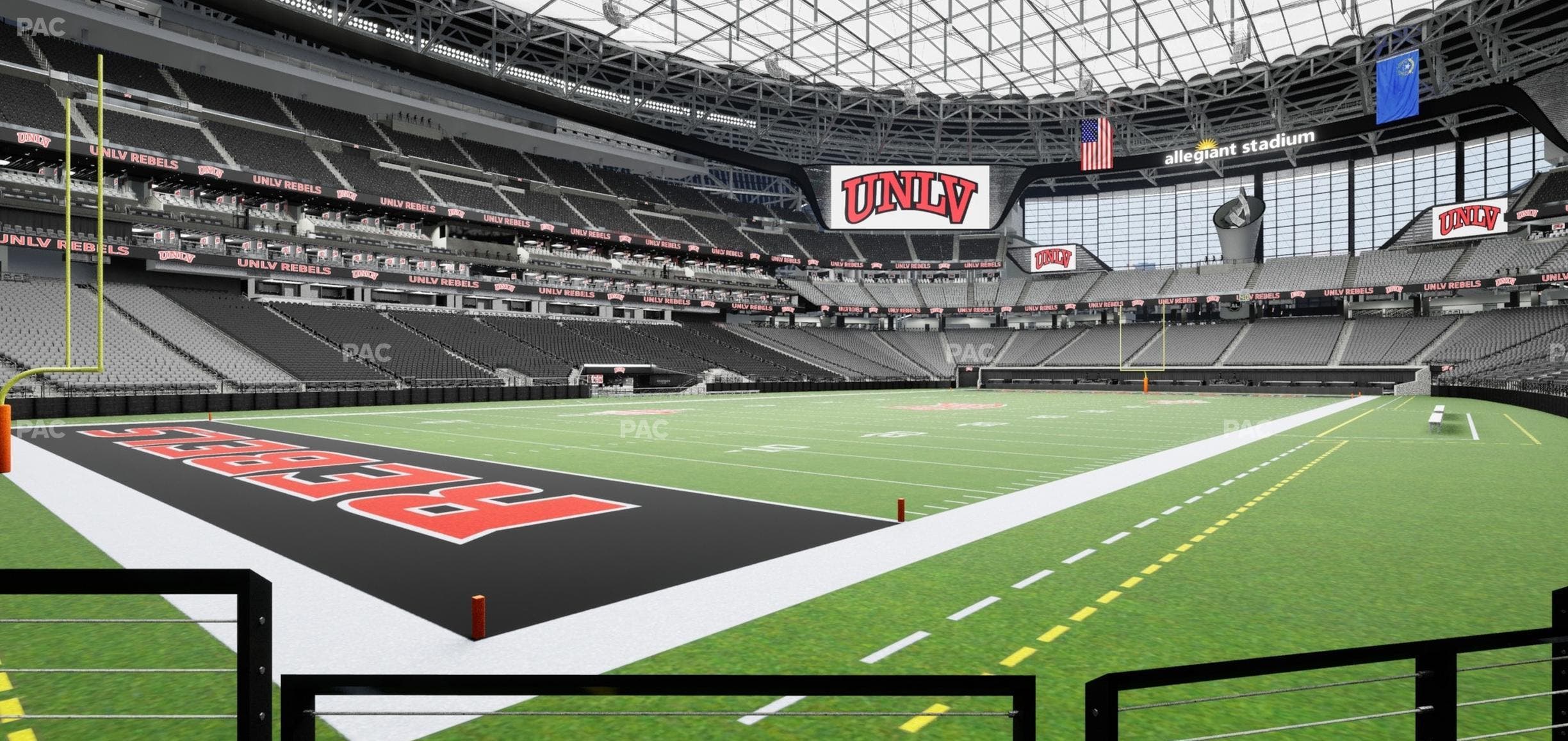 Allegiant Stadium - Section 119 Seat View