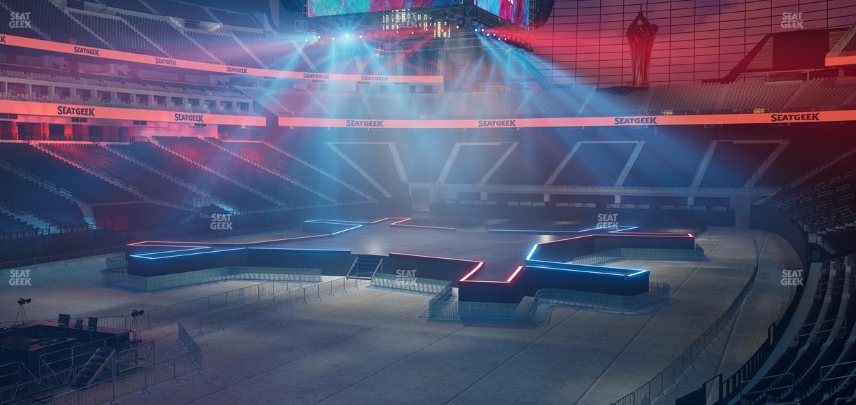 Allegiant Stadium - Section 120 Seat View