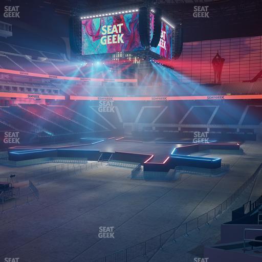 Allegiant Stadium - Section 120 Seat View