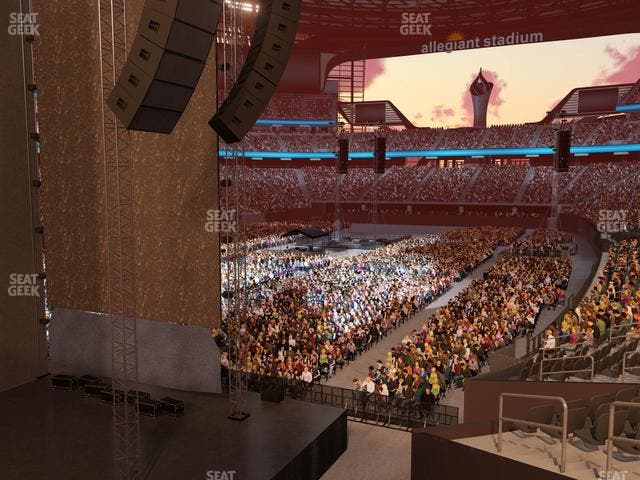 Allegiant Stadium - Section 120 Seat View