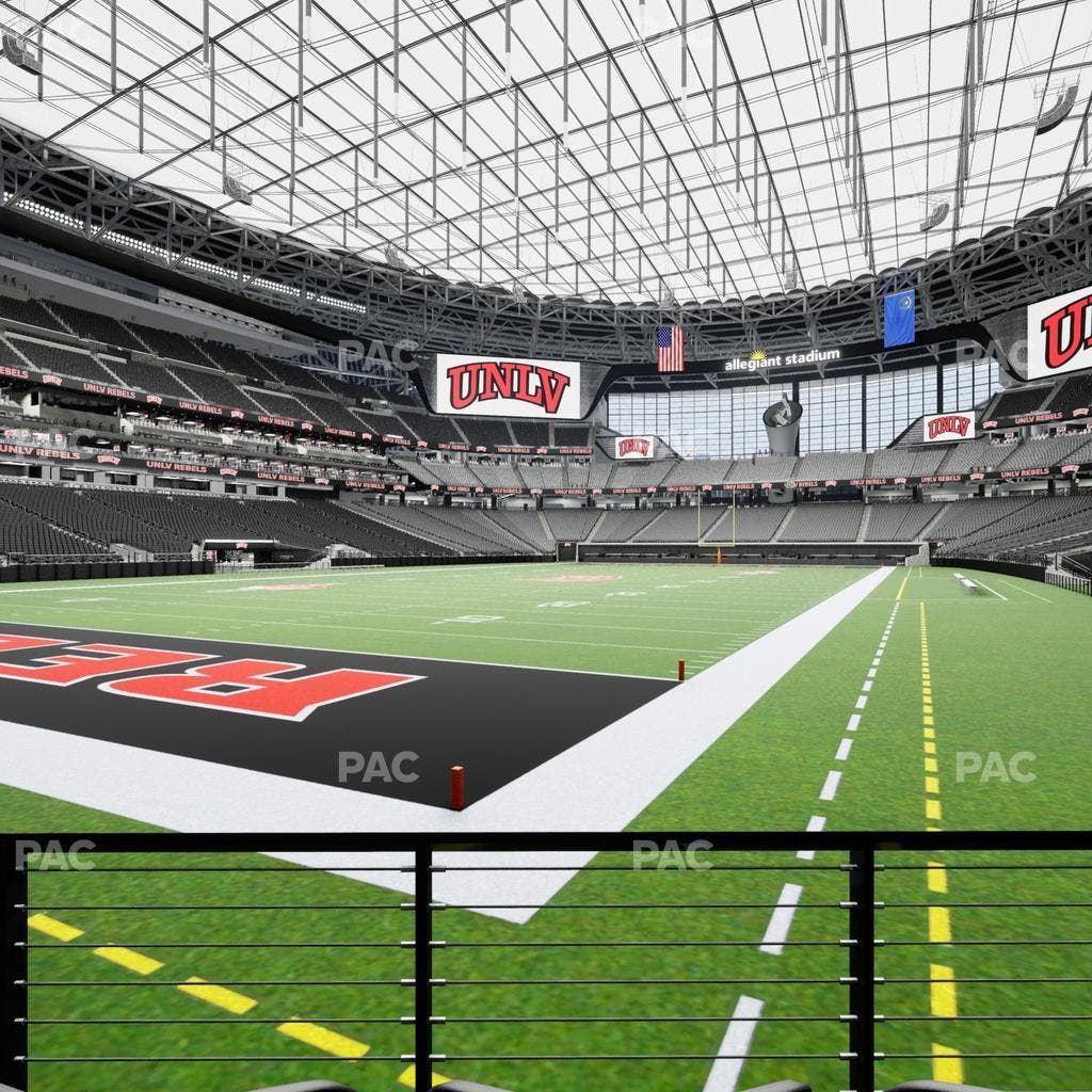 Allegiant Stadium - Section 120 Seat View