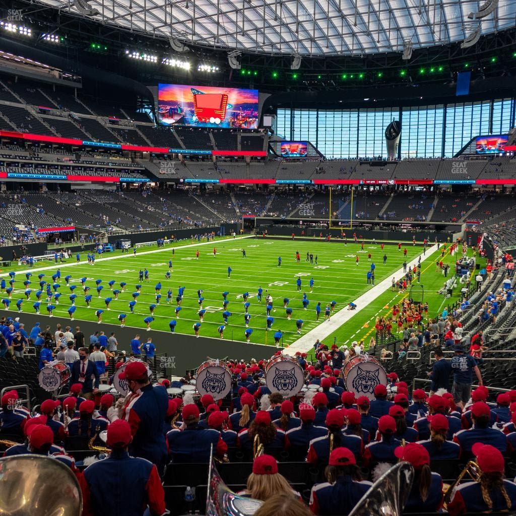 Allegiant Stadium - Section 120 Seat View