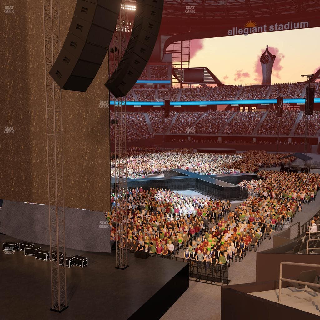 Allegiant Stadium - Section 120 Seat View