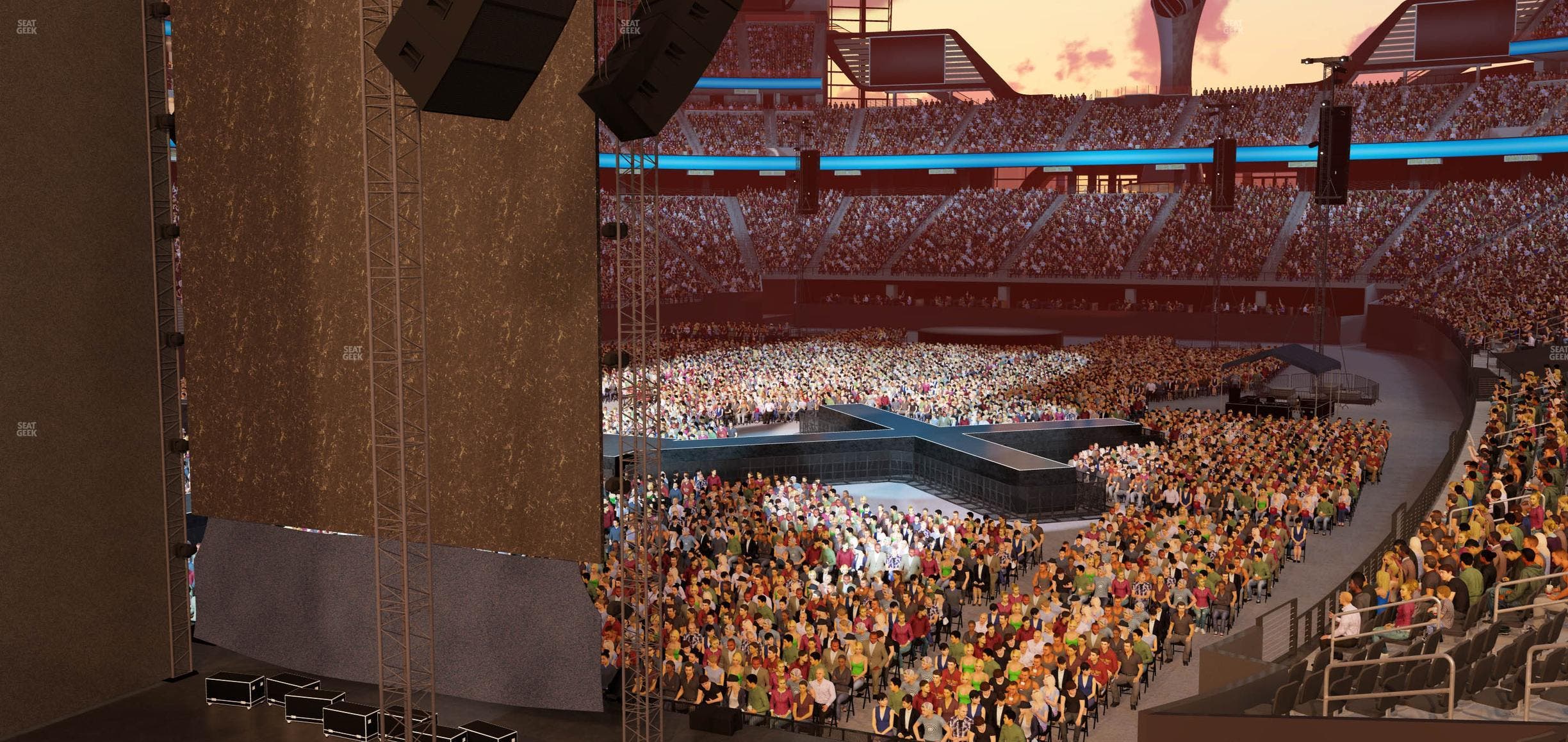 Allegiant Stadium - Section 120 Seat View
