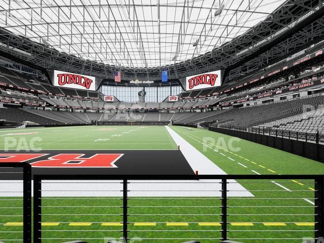 Allegiant Stadium - Section 121 Seat View
