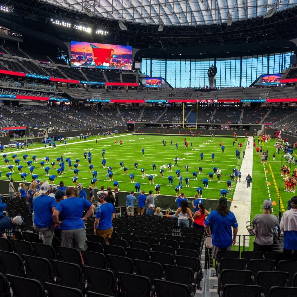 Allegiant Stadium - Section 121 Seat View