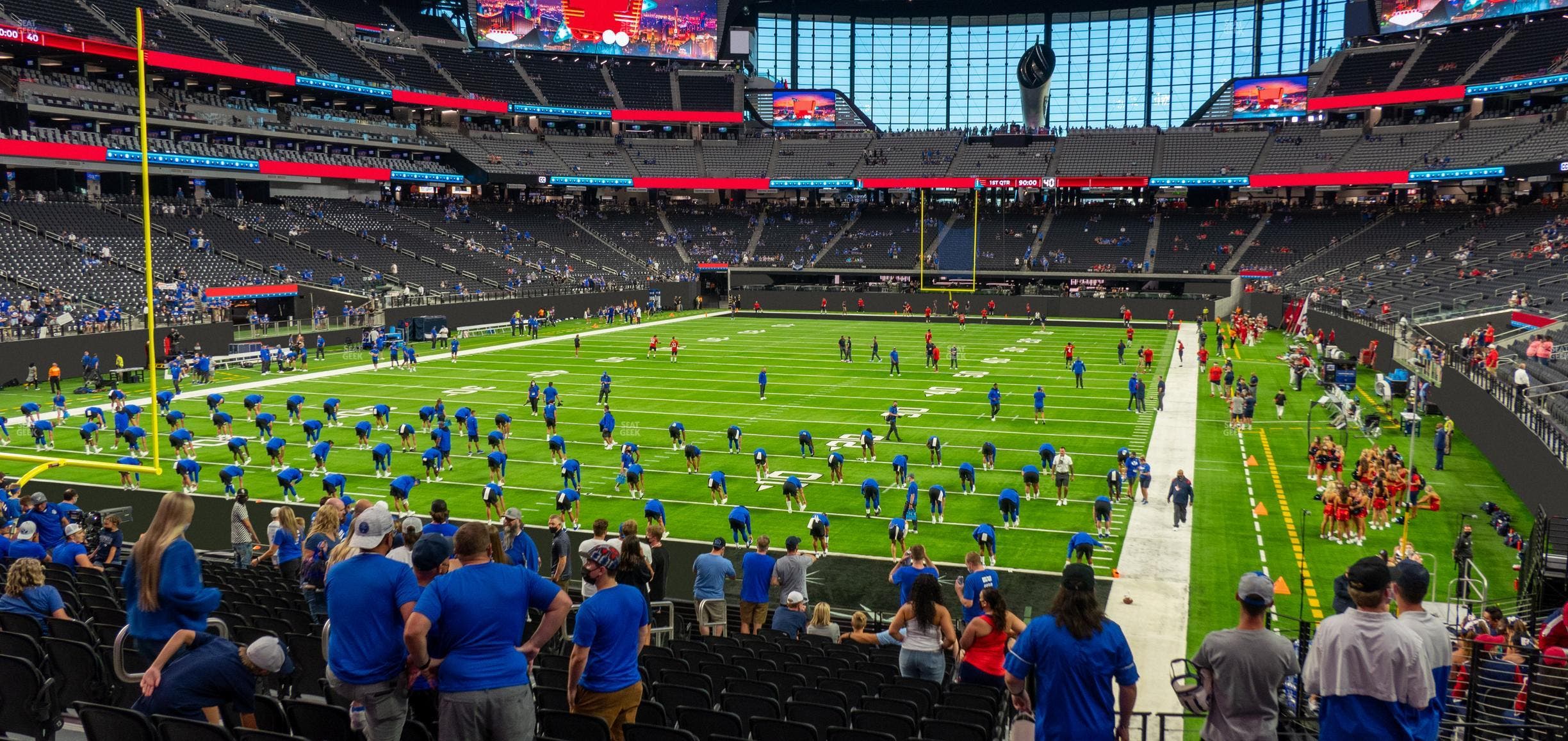 Allegiant Stadium - Section 121 Seat View