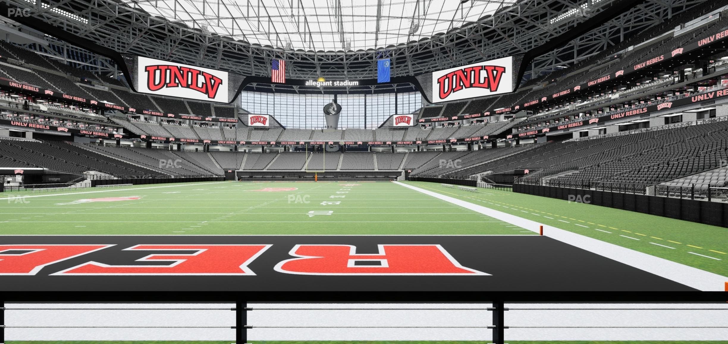 Allegiant Stadium - Section 122 Seat View