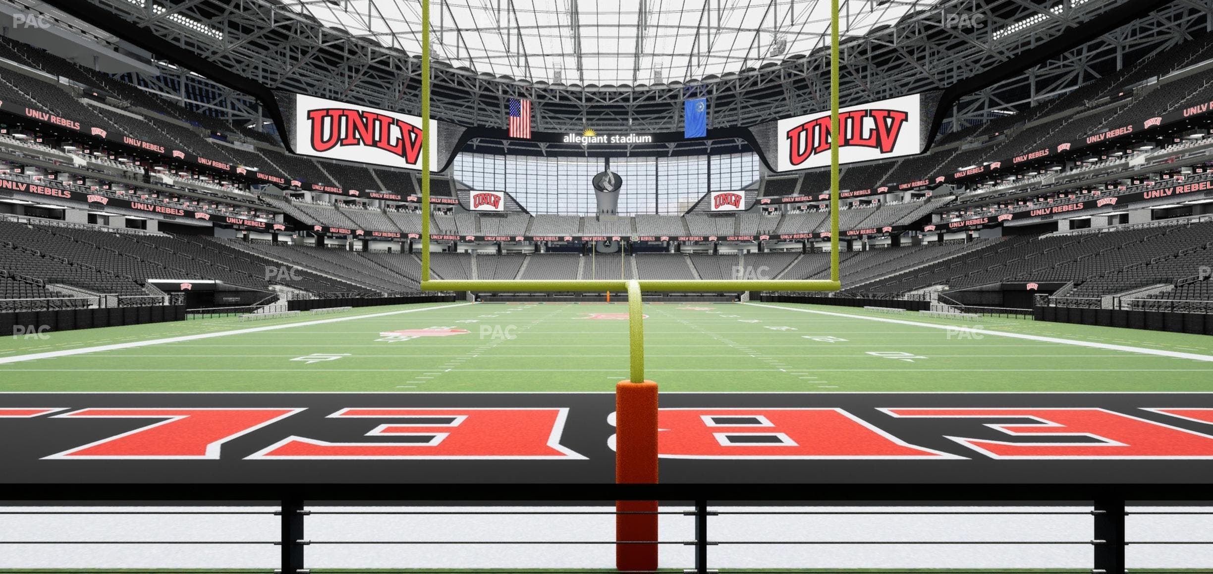 Allegiant Stadium - Section 123 Seat View
