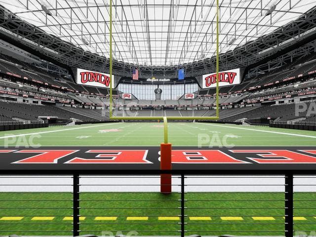 Allegiant Stadium - Section 123 Seat View