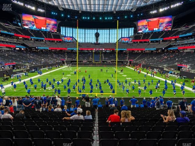 Allegiant Stadium - Section 123 Seat View