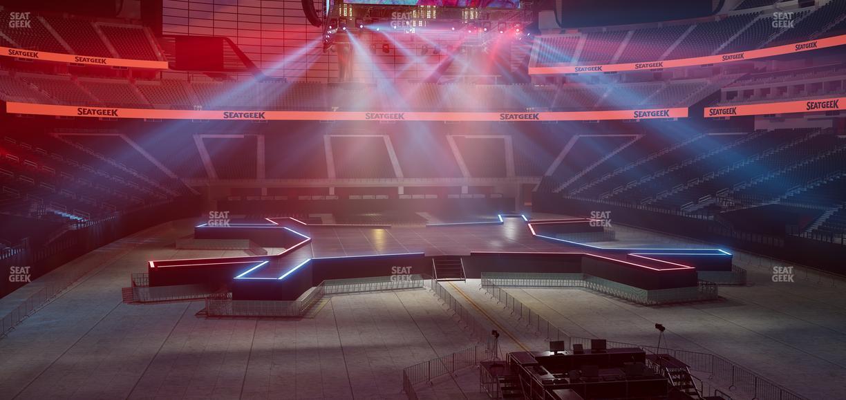 Allegiant Stadium - Section 124 Seat View