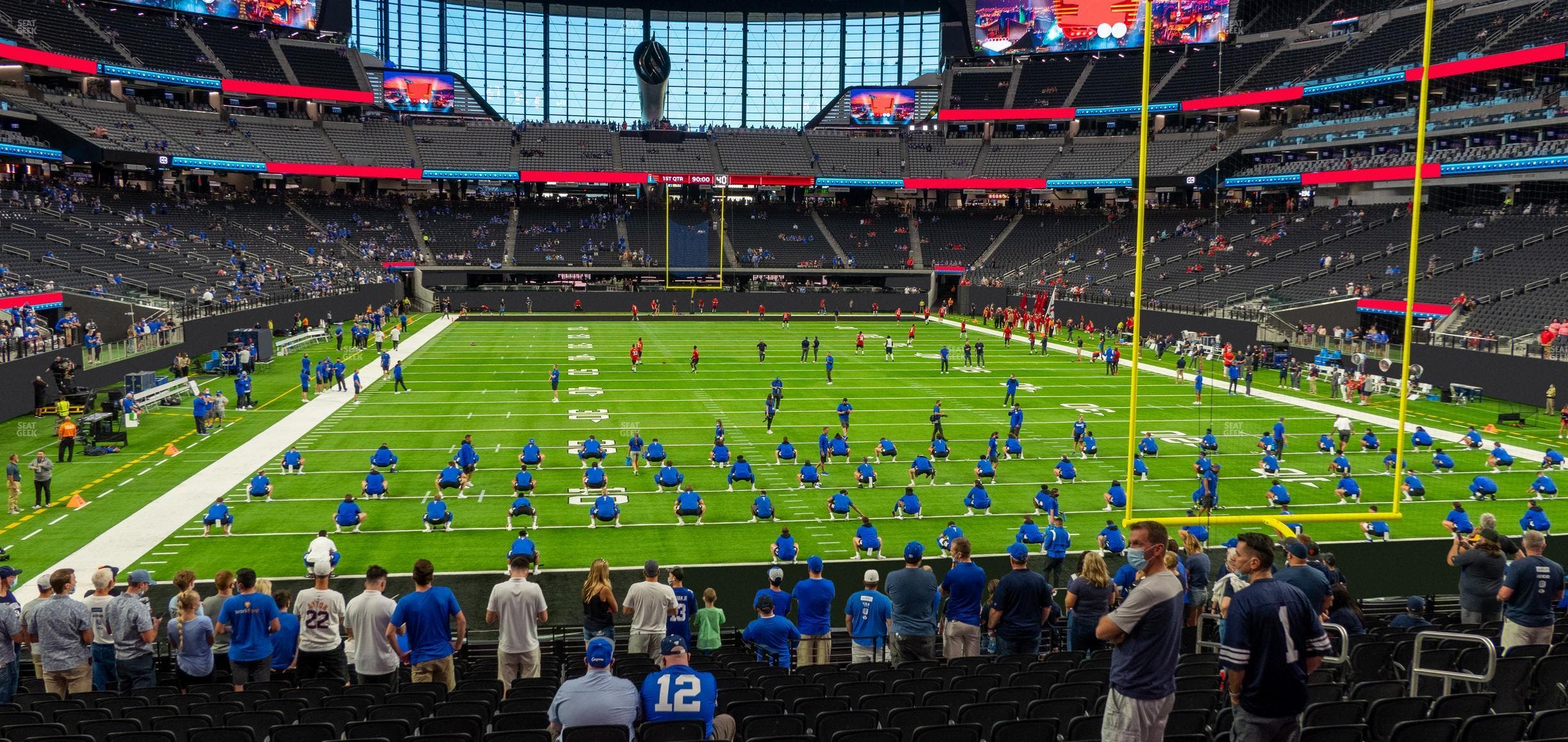 Allegiant Stadium - Section 124 Seat View