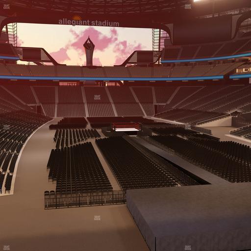 Allegiant Stadium - Section 124 Seat View