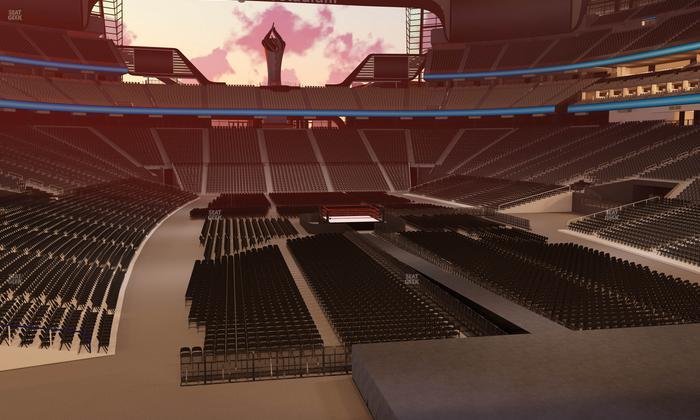 Allegiant Stadium - Section 124 Seat View