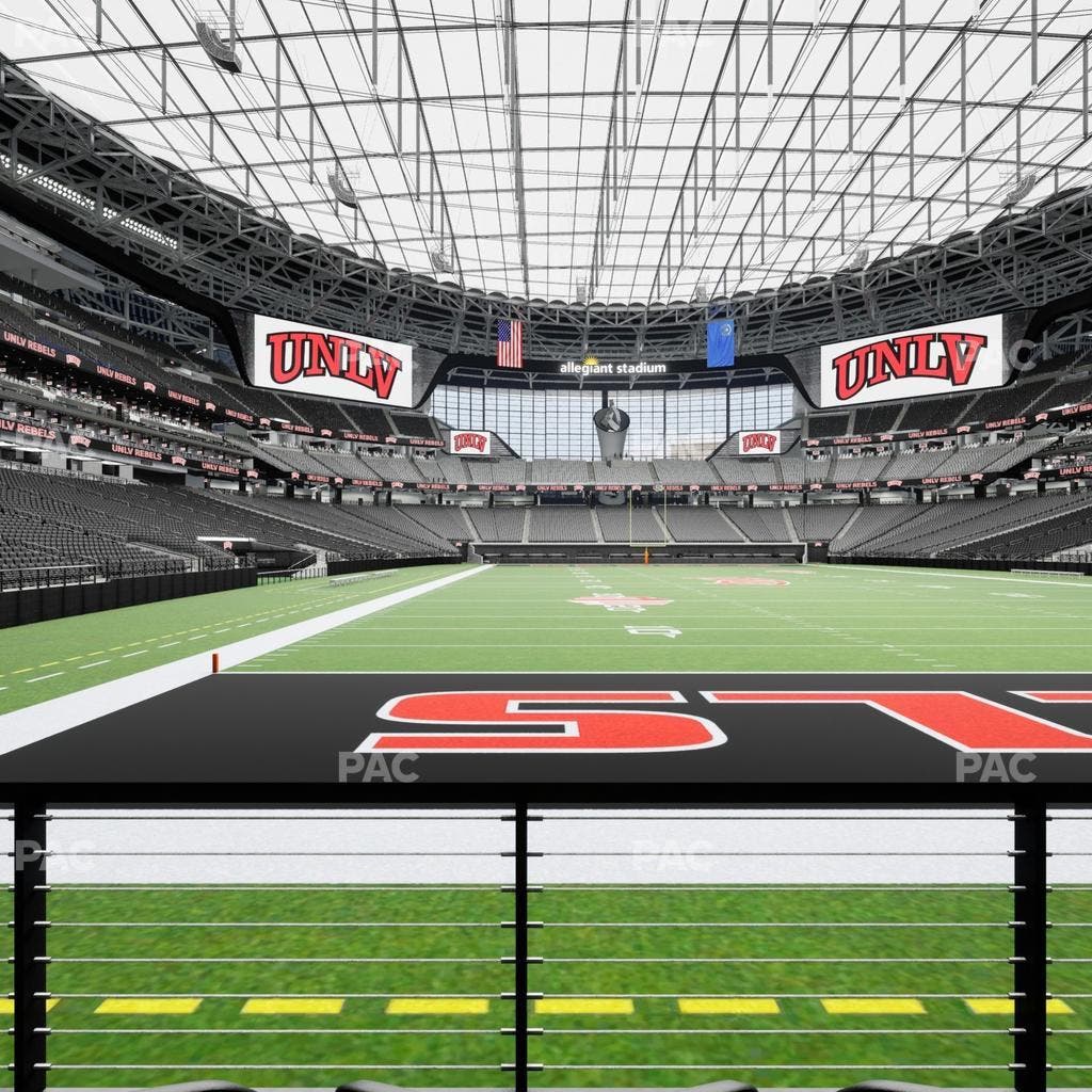 Allegiant Stadium - Section 124 Seat View