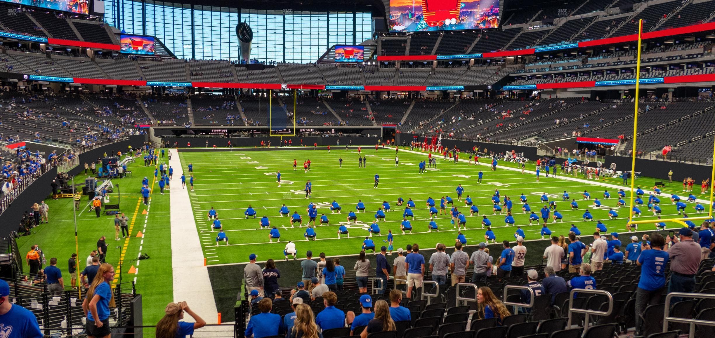 Allegiant Stadium - Section 125 Seat View