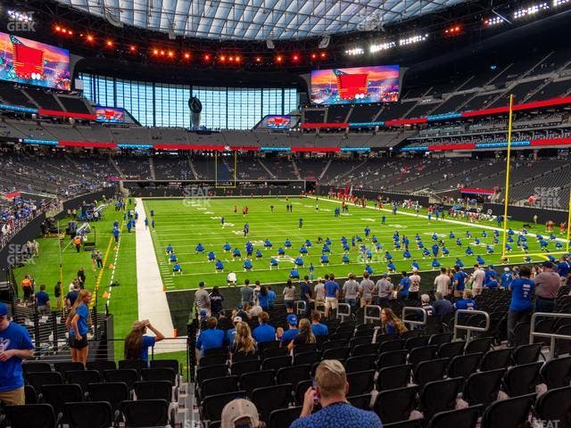 Allegiant Stadium - Section 125 Seat View