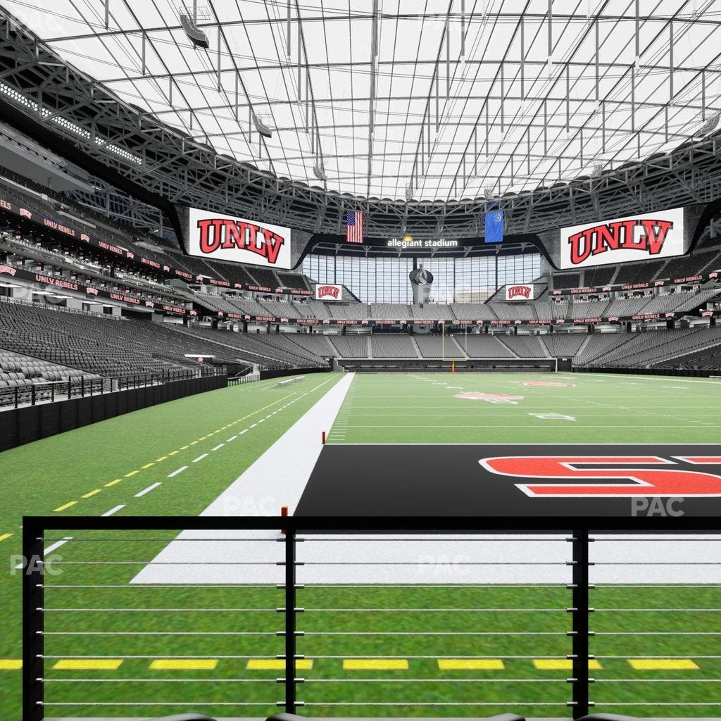 Allegiant Stadium - Section 125 Seat View