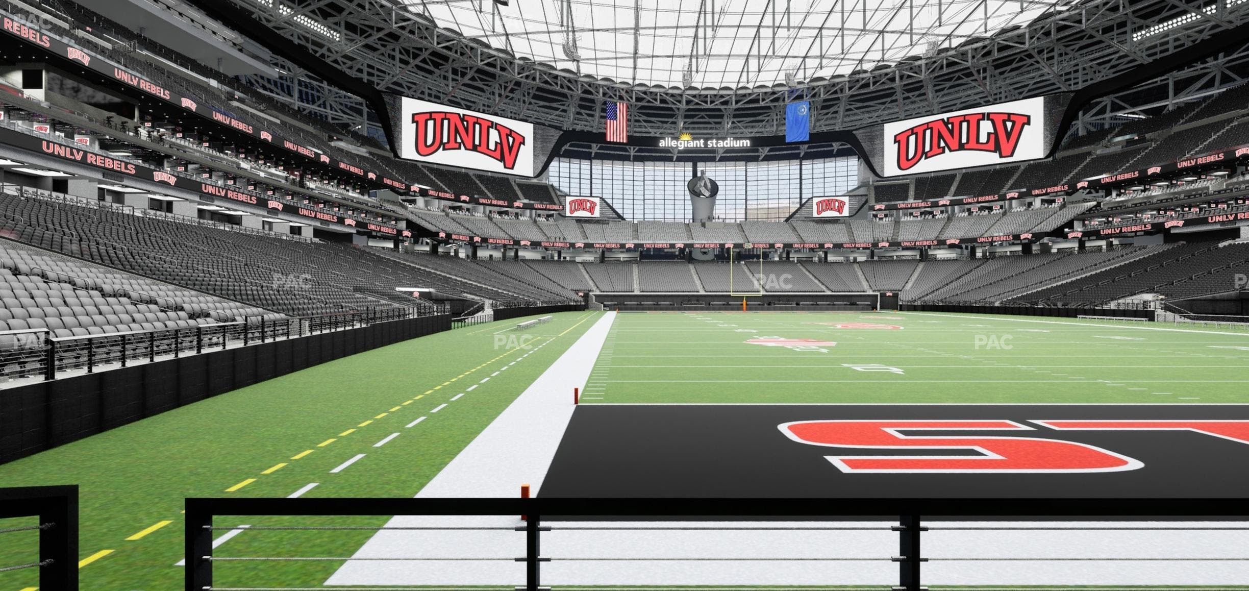 Allegiant Stadium - Section 125 Seat View