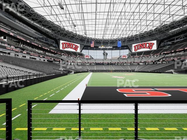Allegiant Stadium - Section 125 Seat View