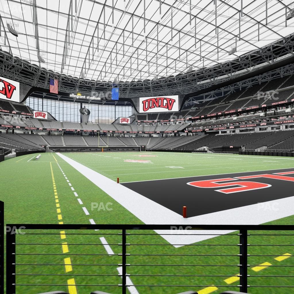 Allegiant Stadium - Section 126 Seat View