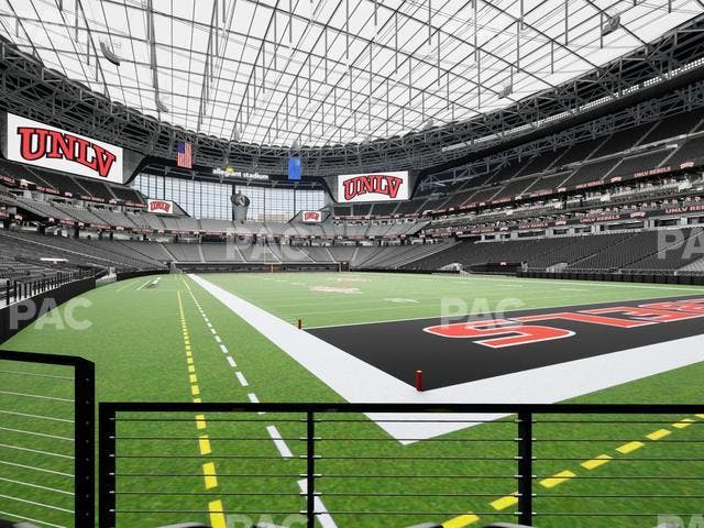 Allegiant Stadium - Section 126 Seat View