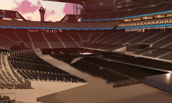 Allegiant Stadium - Section 126 Seat View