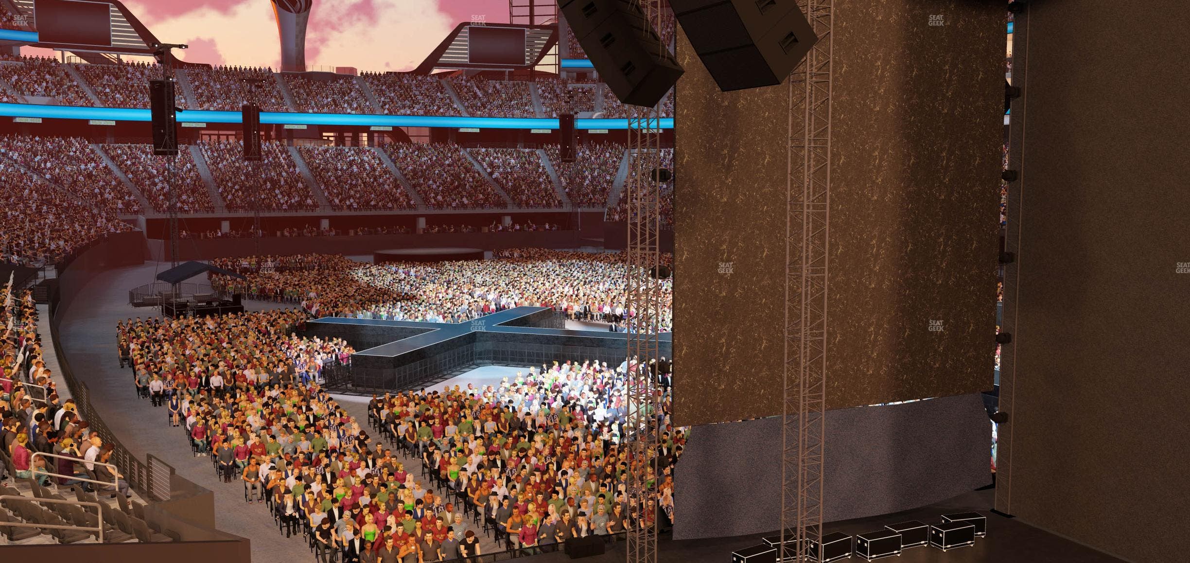 Allegiant Stadium - Section 126 Seat View