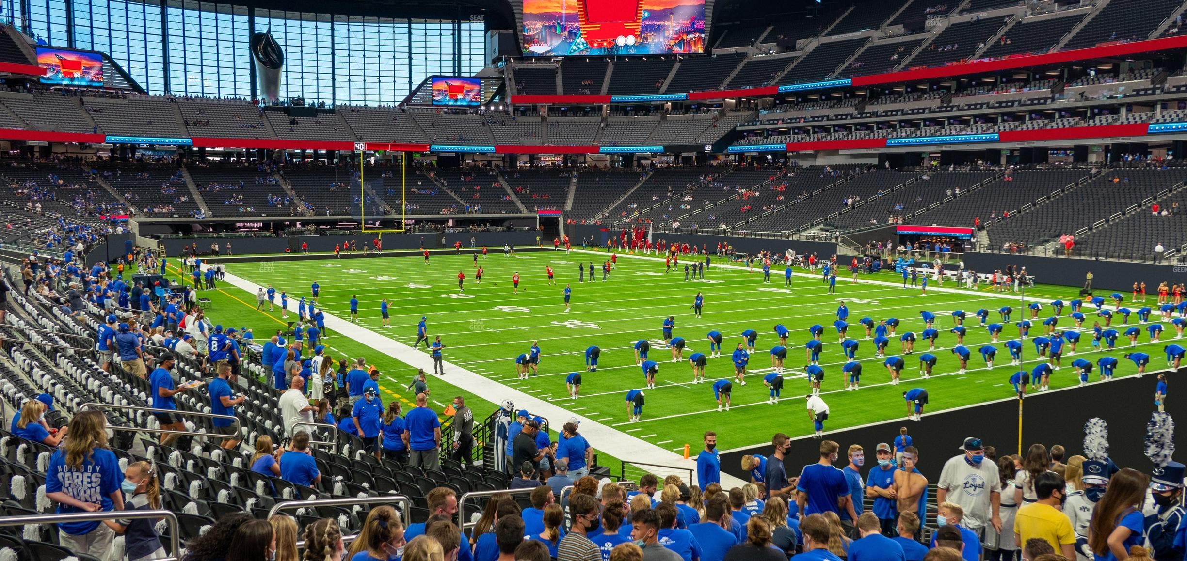 Allegiant Stadium - Section 127 Seat View