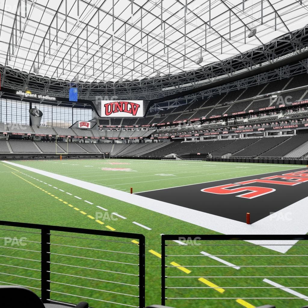 Allegiant Stadium - Section 127 Seat View