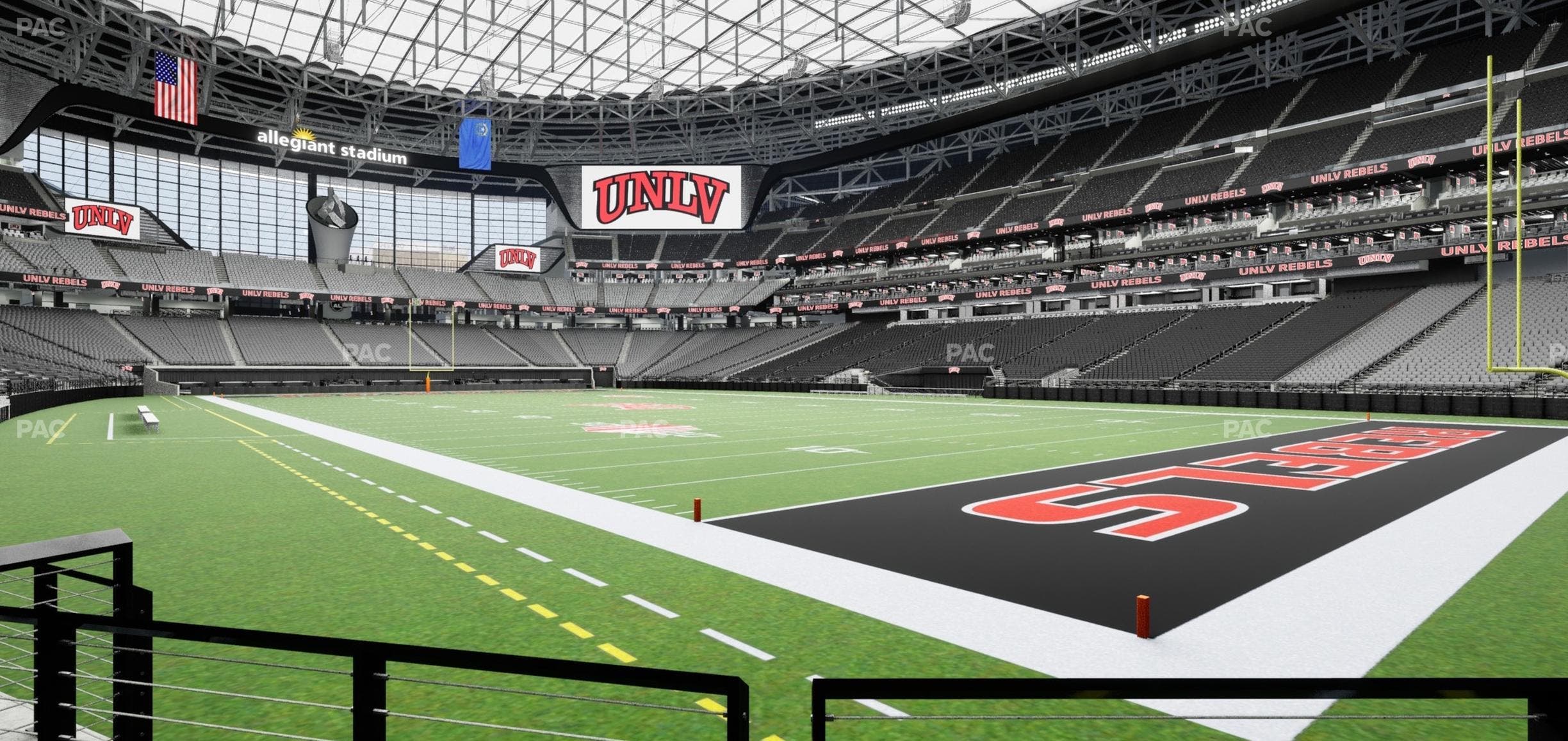 Allegiant Stadium - Section 127 Seat View