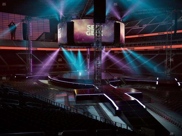 Allegiant Stadium - Section 128 Seat View