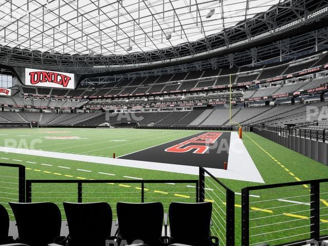 Allegiant Stadium - Section 128 Seat View